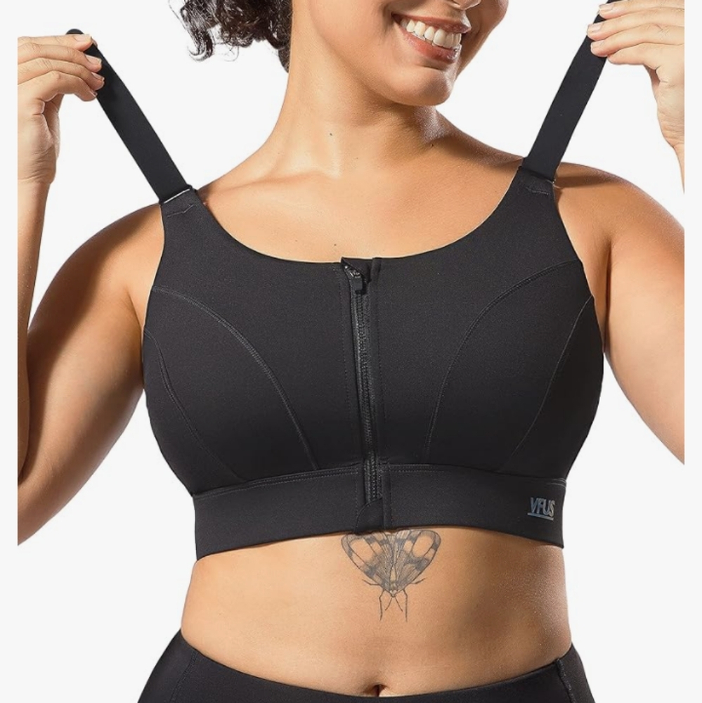 Black Sports Bra by VfuS